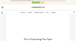 Desktop Screenshot of financeweb.org