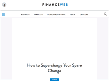 Tablet Screenshot of financeweb.org